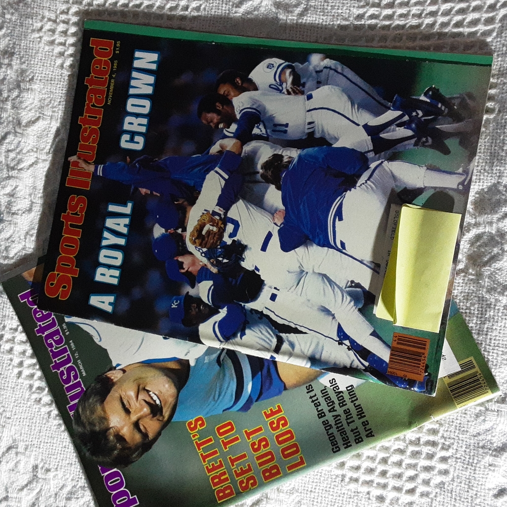 2 Vintage MLB Sports Illustrated Magazines